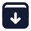 Download icon with solid standard style