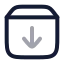 Download icon with twotone rounded style
