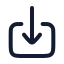 Download icon with stroke rounded style