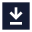 Downloadsquare icon with solid sharp style