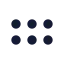 Dragdrophorizontal icon with solid rounded style