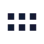 Dragdrophorizontal icon with solid sharp style