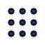 Dragdrop icon with stroke rounded style
