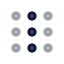 Dragdrop icon with twotone rounded style