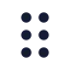 Dragdropvertical icon with solid rounded style