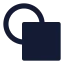 Drawingmode icon with solid sharp style