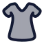 Dress icon with duotone rounded style