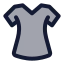 Dress icon with duotone standard style