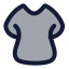 Dress icon with duotone rounded style