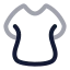 Dress icon with twotone rounded style