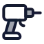 Drill icon with duotone standard style