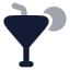 Drink icon with bulk rounded style