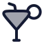 Drink icon with duotone rounded style