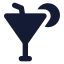 Drink icon with solid standard style