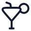 Drink icon with stroke rounded style