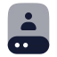 Drive icon with bulk rounded style