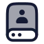Drive icon with duotone rounded style