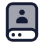 Drive icon with duotone standard style