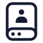 Drive icon with stroke sharp style