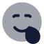 Drooling icon with bulk rounded style