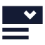 Dropdownfieldtype icon with solid sharp style