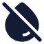 Dropletoff icon with solid standard style