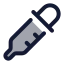 Dropper icon with duotone standard style