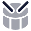 Drum icon with bulk rounded style