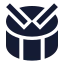 Drum icon with solid sharp style