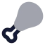 Drumstick icon with bulk rounded style