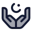 Dua icon with duotone rounded style