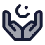 Dua icon with duotone standard style