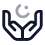 Dua icon with twotone rounded style