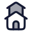 Duplex icon with duotone rounded style