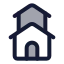 Duplex icon with duotone standard style