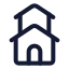 Duplex icon with stroke standard style