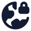Earthlock icon with solid standard style