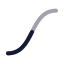 Easeinout icon with twotone rounded style