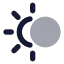 Eclipse icon with bulk rounded style