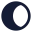 Eclipse icon with solid rounded style