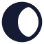 Eclipse icon with solid sharp style