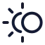 Eclipse icon with stroke standard style
