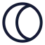 Eclipse icon with stroke standard style