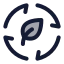 Ecoenergy icon with duotone standard style