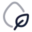 Ecopower icon with twotone rounded style