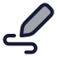 Edit icon with duotone rounded style