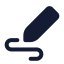 Edit icon with solid standard style