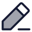 Edit icon with duotone standard style