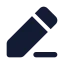 Edit icon with solid standard style