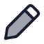 Edit icon with duotone standard style